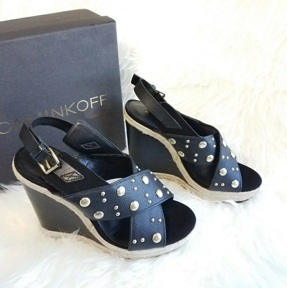 Rebecca Minkoff Kimiko Stud Wedges NWT sz 8.5
